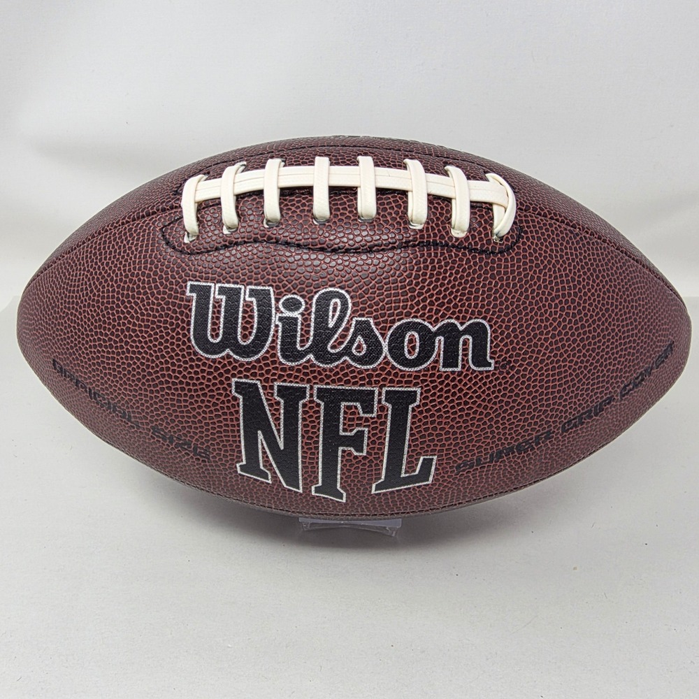 Wilson NFL Football Official Size Super Grip Composite Brown Excellent